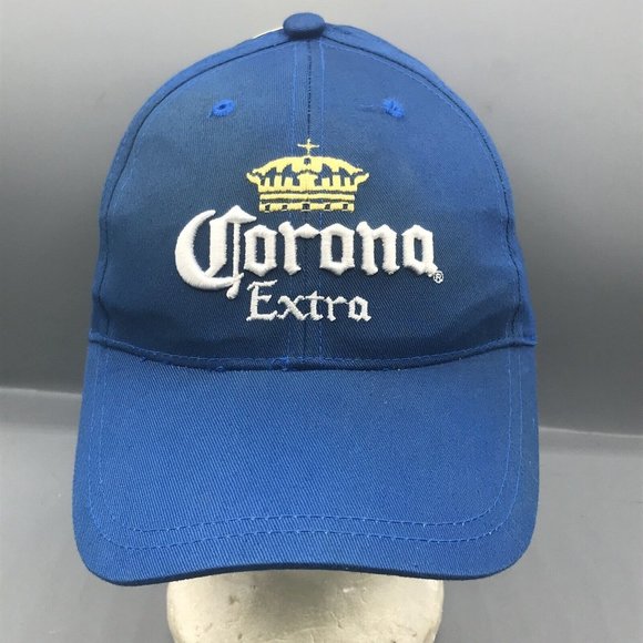Corona Extra Cap Hat Marcas Modelo Navy Blue and Yellow New with Tags NWT Beach - Picture 1 of 9